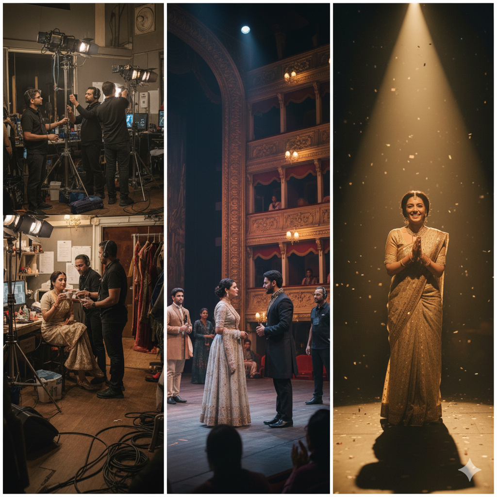 Behind the Scenes On the Stage In the Spotlight